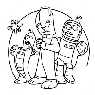 Pagina Para Colorear De Futurama 133774-65981