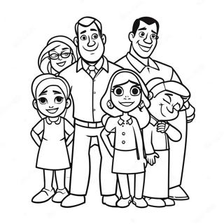 Pagina Para Colorear De Personajes De Familia Orgullosa 133931-66107