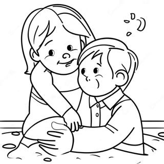 Pagina Para Colorear De Mama E Hijo Juguetones 134113-66250