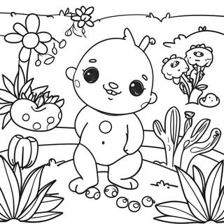 Pagina Para Colorear De Los Personajes Coloridos De Garten Of Ban Ban 4 134314-66405