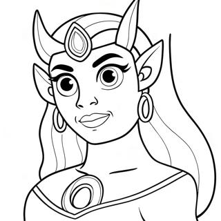 She Ra Páginas Para Colorear