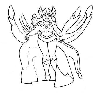 She Ra Páginas para colorear