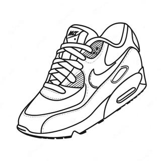 Pagina Para Colorear De Zapatillas Air Max Coloridas 134674-66685