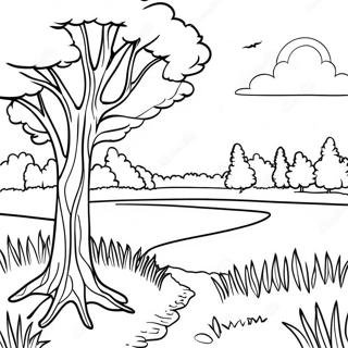 Pagina Para Colorear De Paisaje De Bluegrass 135290-67167