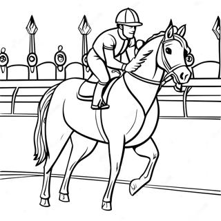 Pagina Para Colorear De Caballo Del Derby De Kentucky 135293-67179