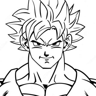 Pagina Para Colorear De Goku Super Saiyan 4 135390-67242