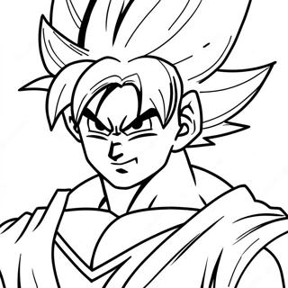 Pagina Para Colorear De Goku Super Saiyan 4 135390-67243