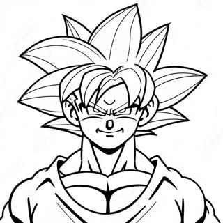 Pagina Para Colorear De Goku Super Saiyan 4 135390-67244