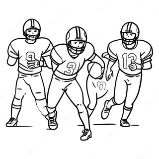 Pagina Para Colorear De Jugadores De Futbol Animados En Accion 135419-67280