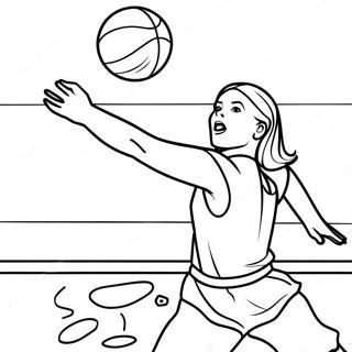 Pagina Para Colorear De Caitlin Clark Lanzando Un Tiro De Tres Puntos 135649-67455