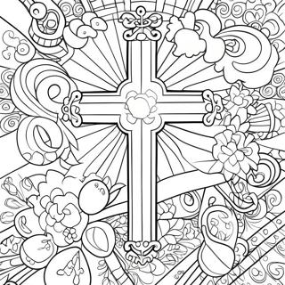 Pagina Para Colorear De Cruz De Primera Comunion 136312 67976