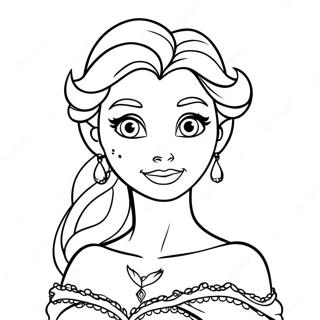 Pagina Para Colorear De Elsa En Halloween 136411-68043