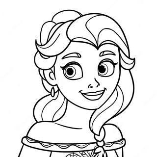 Pagina Para Colorear De Elsa En Halloween 136411-68044