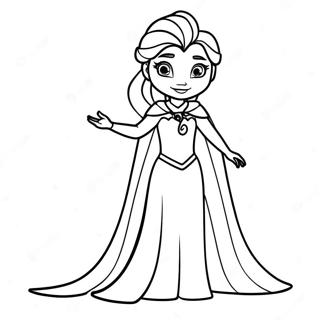 Pagina Para Colorear De Elsa En Disfraz Espeluznante 136412-68048