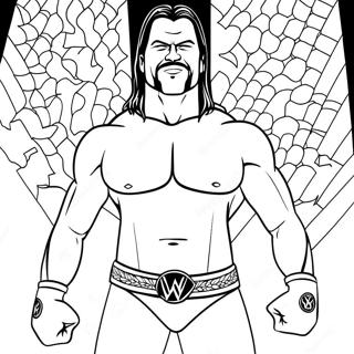 Pagina Para Colorear De Wwe 136436-68061