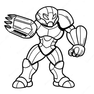 Pagina Para Colorear De Metroid 136514-68124