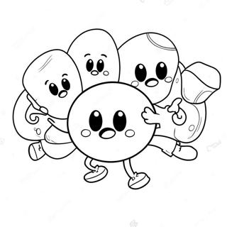 Pagina Para Colorear De Personajes De Chicle Rebotando 136673-68260