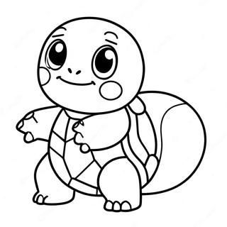Pagina Para Colorear De Chibi Squirtle Divertido 136724-68445