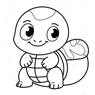Pagina Para Colorear De Chibi Squirtle Divertido 136724-68446