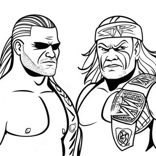 Pagina Para Colorear De Combate Por El Campeonato De Wwe 136799 68500