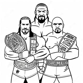 Pagina Para Colorear De Campeones De Equipos De Wwe 136801 68359