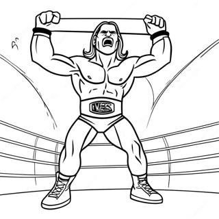 Pagina Para Colorear Del Combate Por El Campeonato De La Wwe 136952-68613