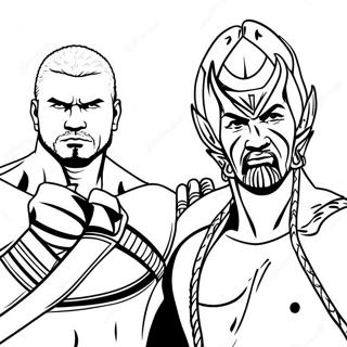 Pagina Para Colorear Del Combate Por El Campeonato De La Wwe 136952-68614
