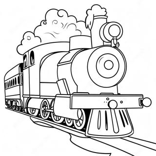 Pagina Para Colorear De Un Tren Navideno 137157-68772