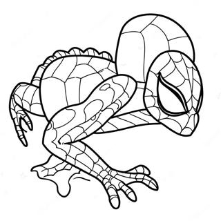 Spiderman Lagarto Páginas Para Colorear