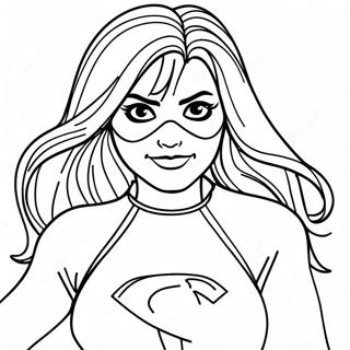 Pagina Para Colorear De Ms Marvel 137797-69272