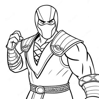 Pagina Para Colorear De Sub Zero Mortal Kombat 137848-69312