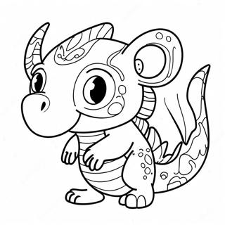 Pagina Para Colorear De Criaturas Juguetonas De Kerby Rosanes 137955-69407