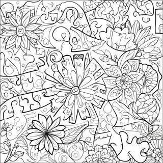 Pagina Para Colorear De Rompecabezas Colorido 138183 69575