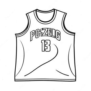 Pagina Para Colorear De Jersey De La Nba Colorido 138286-69653