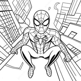 Pagina Para Colorear De Spider Man En Traje Negro Sin Camino A Casa 138336-69689