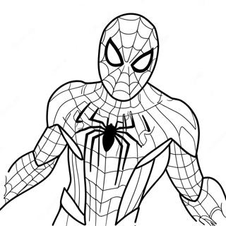 Pagina Para Colorear De Spider Man En Traje Negro Sin Camino A Casa 138336-69692