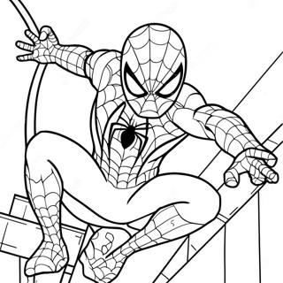 Pagina Para Colorear De Spider Man En Traje Negro Dinamico 138337-69694