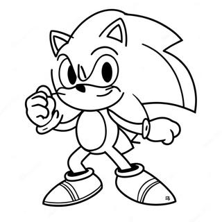 Pagina Para Colorear De Sonic El Erizo 138413-69749