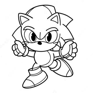 Pagina Para Colorear De Sonic El Erizo 138413-69750