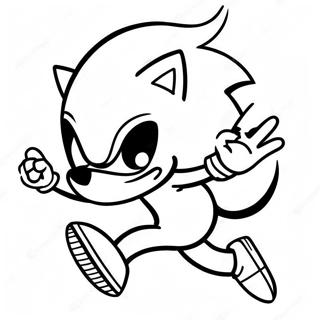 Pagina Para Colorear De Sonic Rapido Corriendo 138414-69754