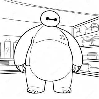 Pagina Para Colorear De Baymax 138438-69769