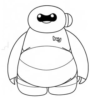 Pagina Para Colorear De Baymax 138438-69771