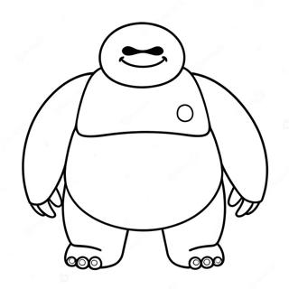 Baymax Páginas para colorear