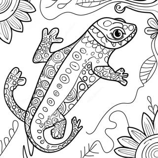 Gecko Páginas para colorear