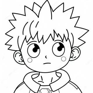 Pagina Para Colorear De Killua En Accion 138592-69894