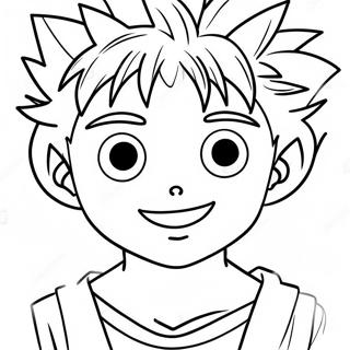 Pagina Para Colorear De Killua Sonriendo 138594 69904