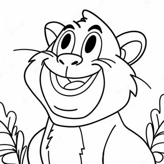 Pagina Para Colorear De Taz Riendose Hilarantemente 138645 69943