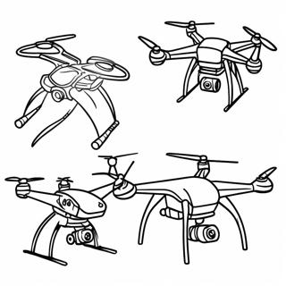 Dron Páginas para colorear