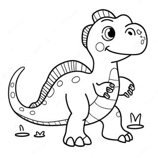 Pagina Para Colorear De Dinosaurio Acuatico Colorido 138797-70058