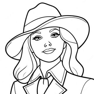 Pagina Para Colorear De Carmen Sandiego 139051-70252